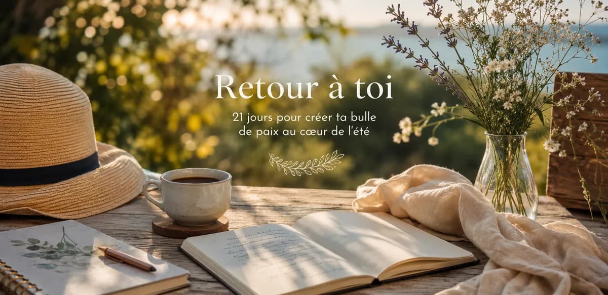 RETOUR À TOI - 21 jours pour créer ta bulle de paix au coeur de l'été