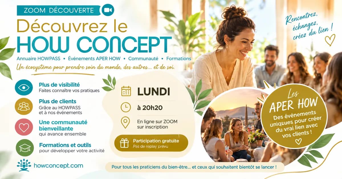 C'est quoi Le HOW ? Pour les professionnels du bien-être #4